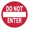 Do Not Enter Traffic Sign Clip Art